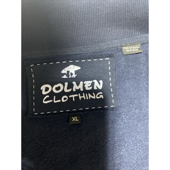 Scotland Jacket Mens Extra Large Blue Dolmen HQ Full Zip Track Retro Euro Sport - Picture 7 of 11